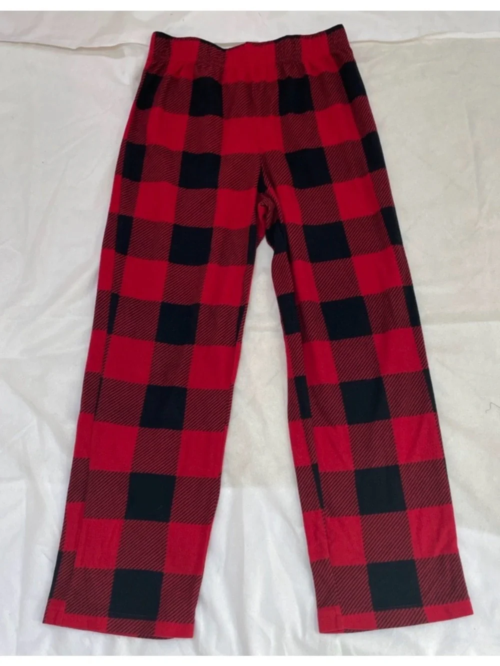 Arizona Jean Company 10/12 Christmas Moose Pajama Set Buffalo Plaid Holiday PJs